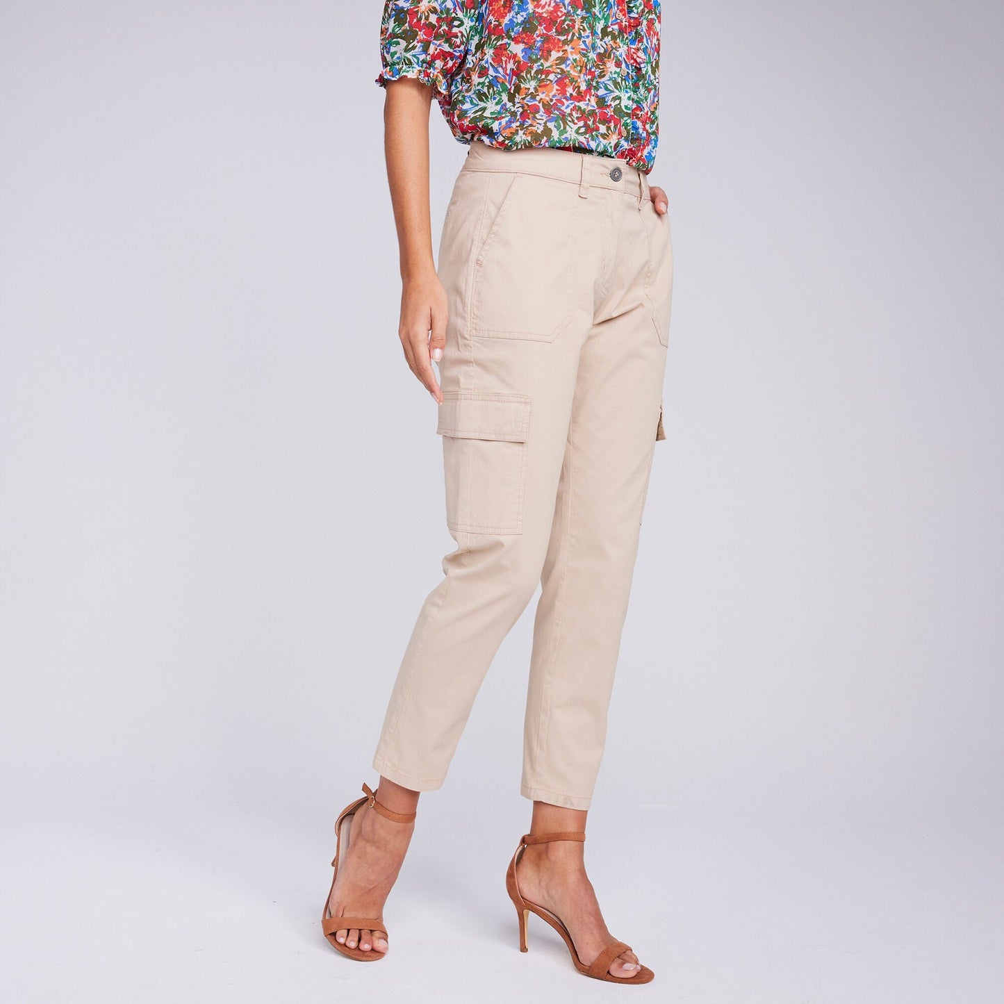 7/8th tapered cargo pants