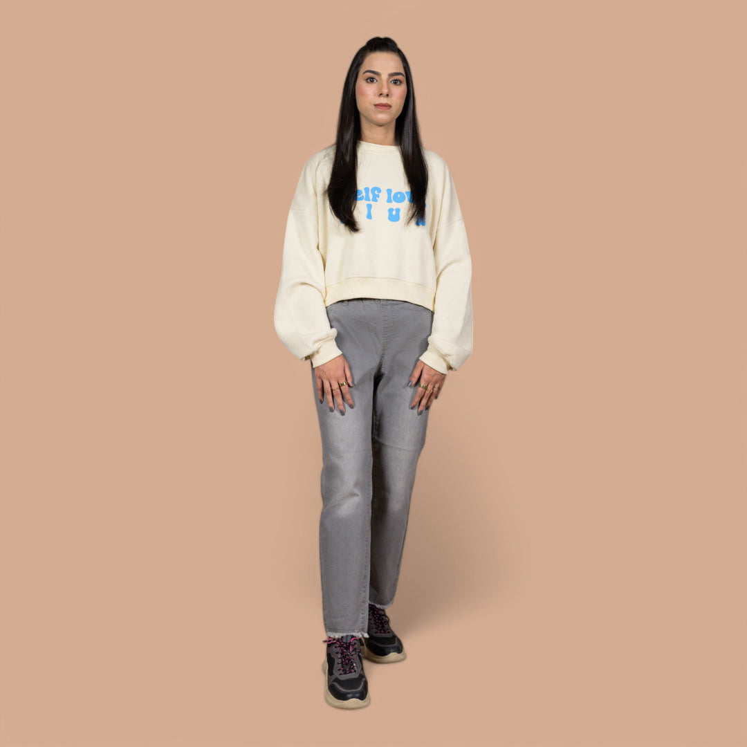 Slim Fit Hem Cut Pull-on | Denim Trousers For Women