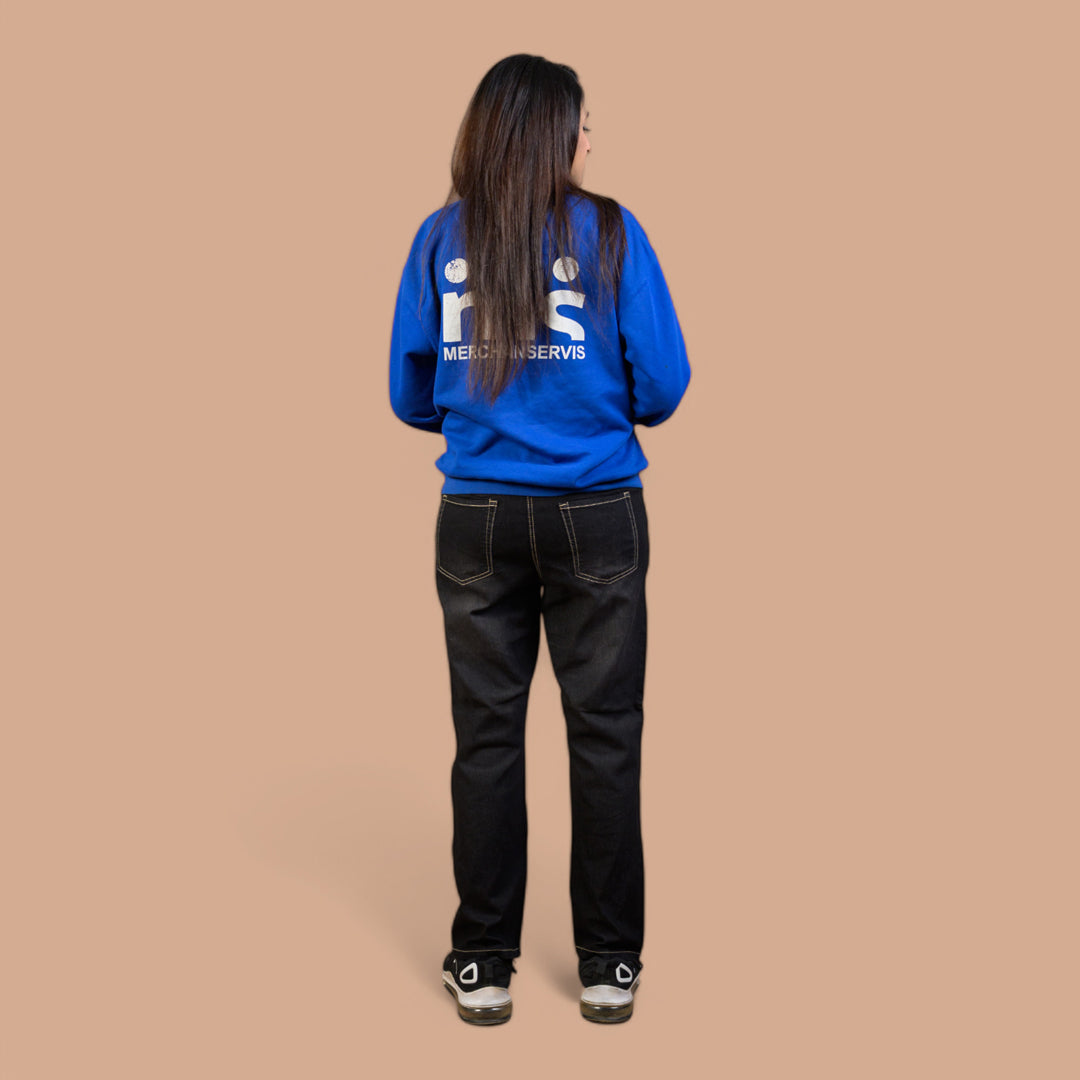Women's Power Stretch Denim Trouser – Straight Fit with Rivet Hem | Plus Sizes Available