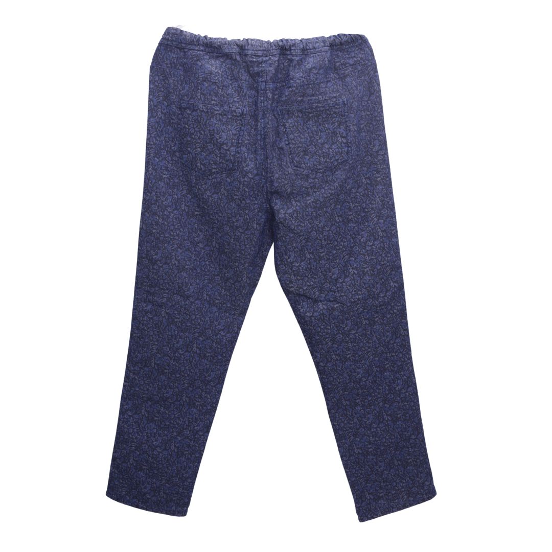 Reversible Pull-On Jeans with Elastic Waistband and Dual Pockets