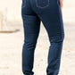 Jeans, straight fit, decorative rivets, 5-pocket