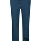 Jeans, slim fit, hem patch, 5-pocket