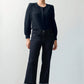 Denim Culottes with Turn-Up