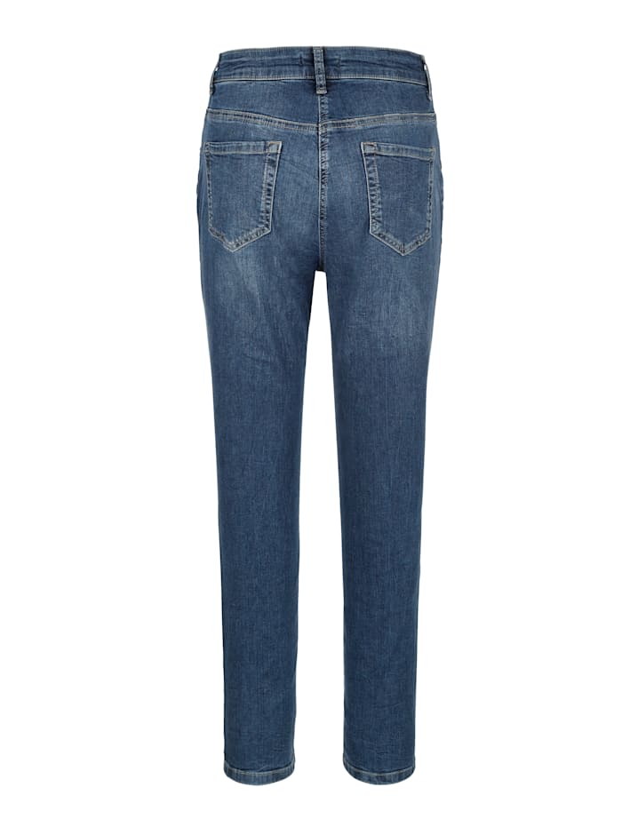 Mona Comfort Fit 5-Pocket Jeans: Effortless Elegance for Every Occasion