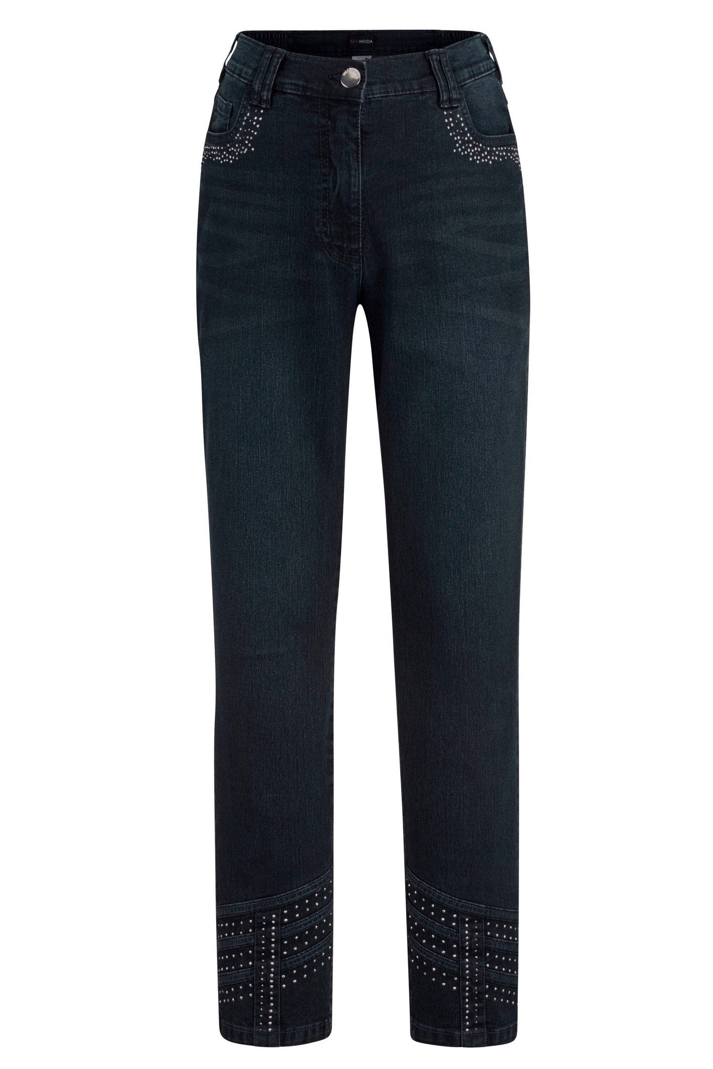 5-pocket jeans Jeans Slim Fit decorative rivets 5-pocket