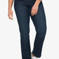 Straight fit, stretch comfort, 5-pocket - Denim Blue