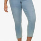 7/8 jeans, slim fit, 5 pockets, hem zipper