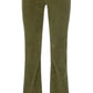 Women's High-Waist Flare Corduroy Pants with 5 Pockets