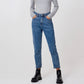 CROPP | Blue Mom Jeans - Classic Comfort and Style