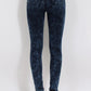 Dark Blue Stonewash Straight Fit Jeans for Women