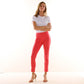 Tapered Cut Jeggings | RED