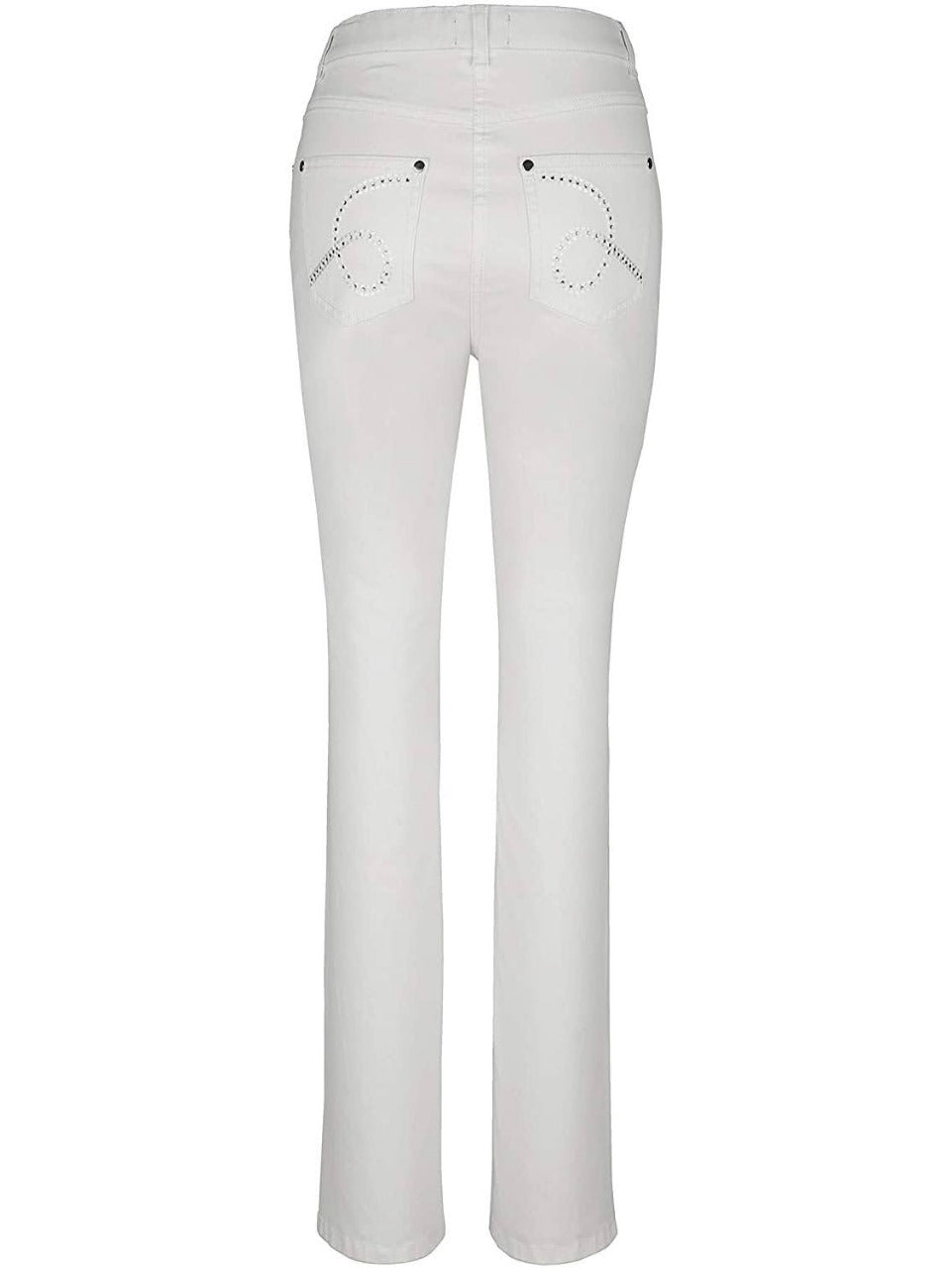 5 Pocket Regular Fit Stud Decorative Jeans