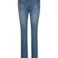 5 Pocket Regular Fit Stud Decorative Jeans