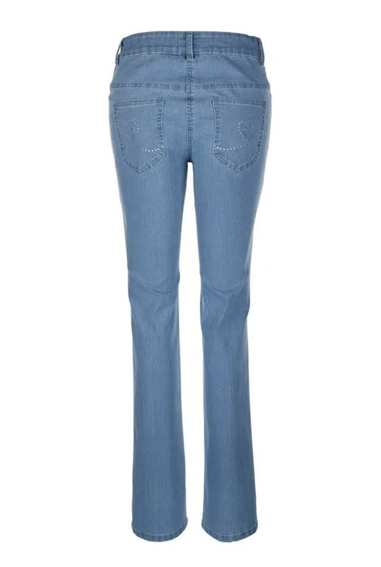 Ultimate Summer Slim Fit Stretchable Elastic Jeans with Back Pocket Embroidery