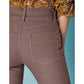Trendy Women's 7/8th Stretch Denim Jeans with Laser Washing