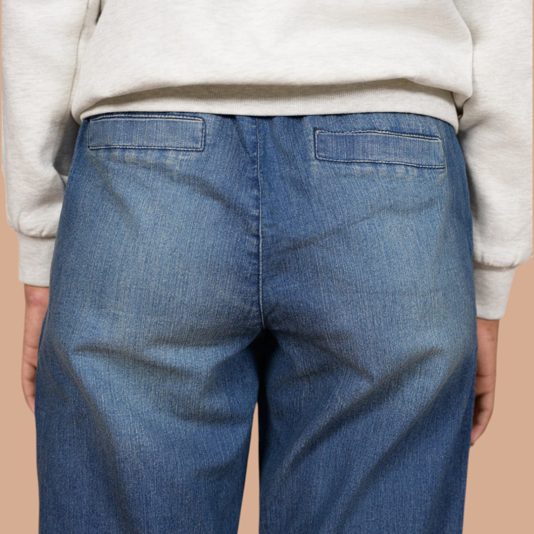 Women's Denim Jogger – Ultra Comfort | Stylish Fit for Gym, Casual & Everyday Wear