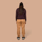 Women's Camel Brown Jogger-Style | Denim Trousers For Women