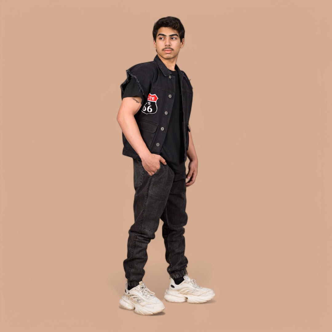 🔥 Power Comfort Jogger Trousers – Stone Wash Look | Casual, Gym & Party Wear