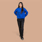 Women's Power Stretch Denim Trouser – Straight Fit with Rivet Hem | Plus Sizes Available