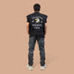 Denim Trousers with Ankle Zip & Ribbed Belt – Super Comfort | Stone Wash Look