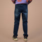 Rhinestone Butterfly Embellished | Denim Trousers For Women