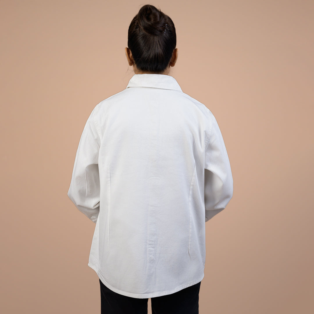 Button Down Shirt - White