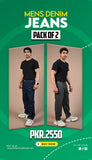 Pack of 2 Men's Comfort Jeans