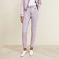 Pink Stonewash High Rise Straight Fit Jeans for Women