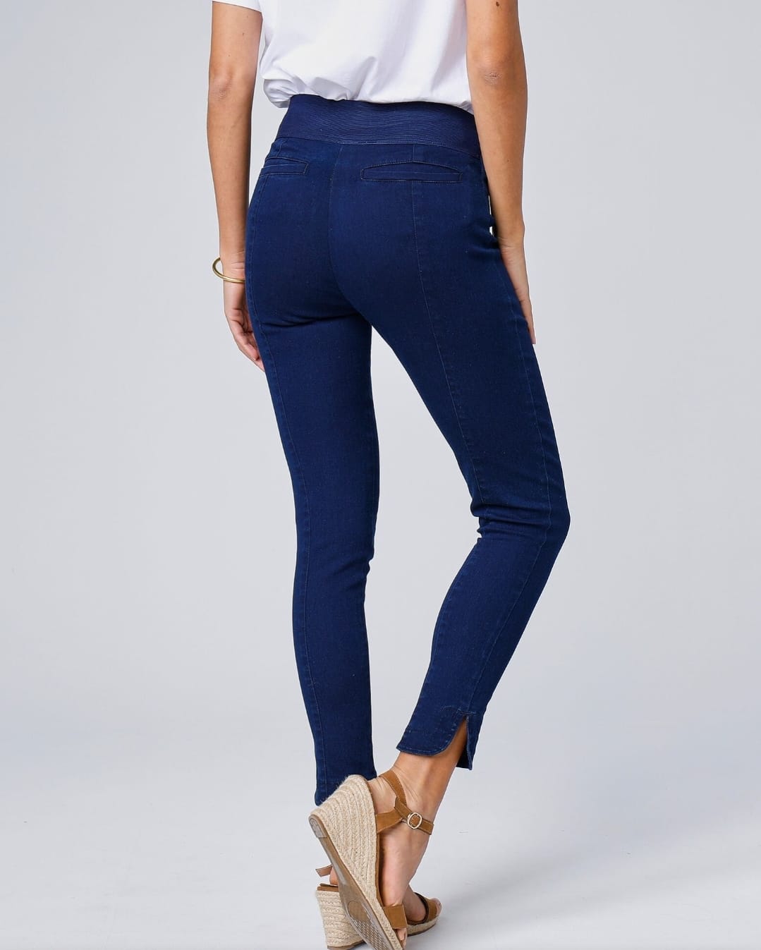 Tapered Cut Jegging | NAVY BLUE