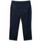 Stretch Trousers With Zip - Midnight Blue