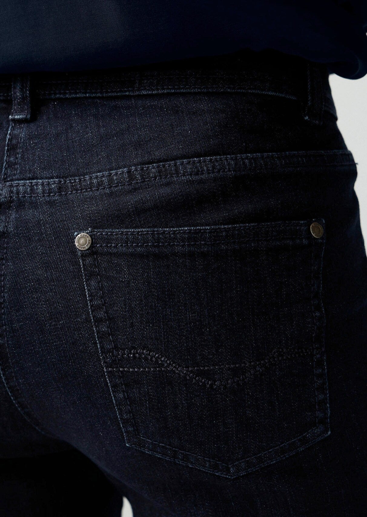 Denim Culottes with Turn-Up