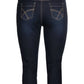 Slim Fit Capri Jeans – Stretch Cotton Denim with Classic 5-Pocket Design