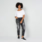 7/8 jeans, slim fit, color splash, 5-pocket